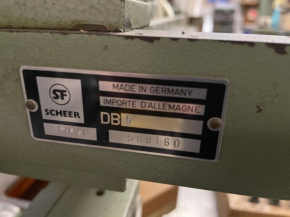 Scheer DB 5 Dübelbohrmaschine in Colmberg