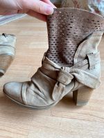 Schicke, hochwertige MJUS Wildleder Stiefeletten beige Größe 40 Thüringen - Schimberg Vorschau