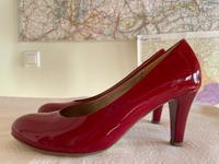 Schuhe rote Pums Lack Gabor Gr. 6 Bayern - Germering Vorschau