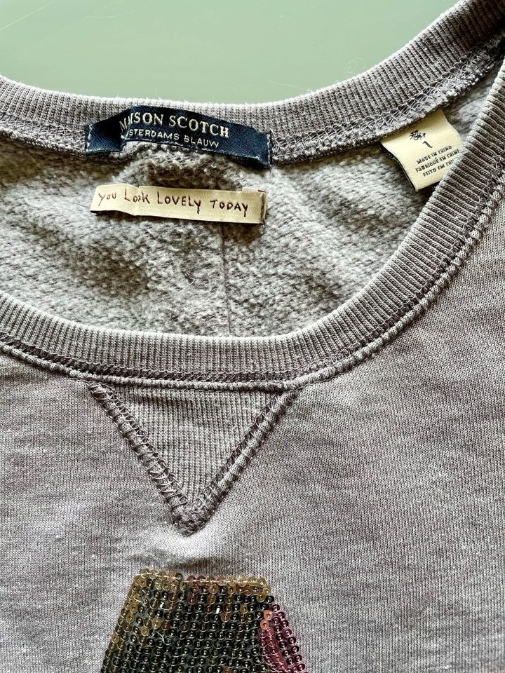 Maison Scotch Gr.1 / xs-s Sweatshirt used Look in Erkrath