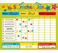 Magnetischer Sternchenplan/Belohnungstafel für bis zu 3 Kinder Hessen - Sinntal Vorschau