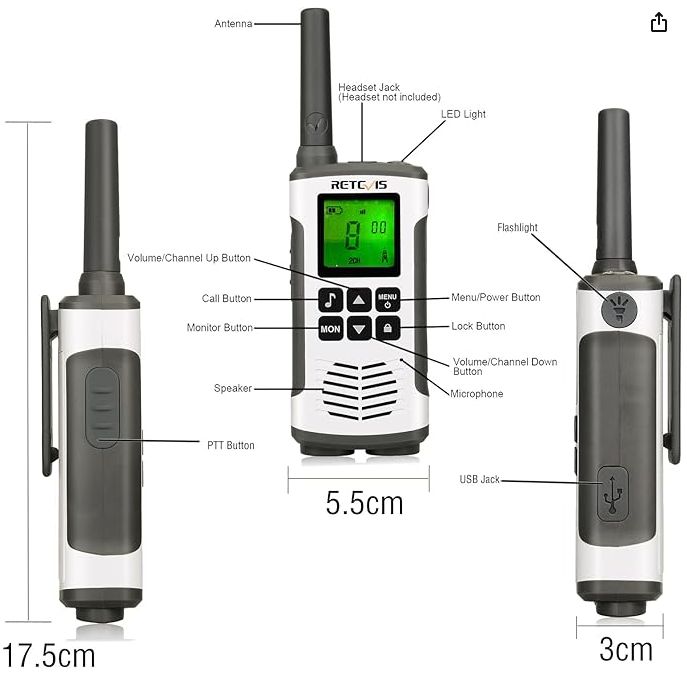 2 Walkie Talki Retevis RT45 NEU inkl. AA Batterien in Bamberg