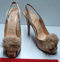 Louboutin High Heels Peeptoes nude beige 38 Original Nordrhein-Westfalen - Erkelenz Vorschau