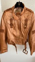 Lederjacke Cognac braun gold Gr. 38 Hamburg-Mitte - Hamburg Horn Vorschau