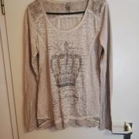 Damen T-Shirt mit langarm Gr 36 Kreis Ostholstein - Eutin Vorschau