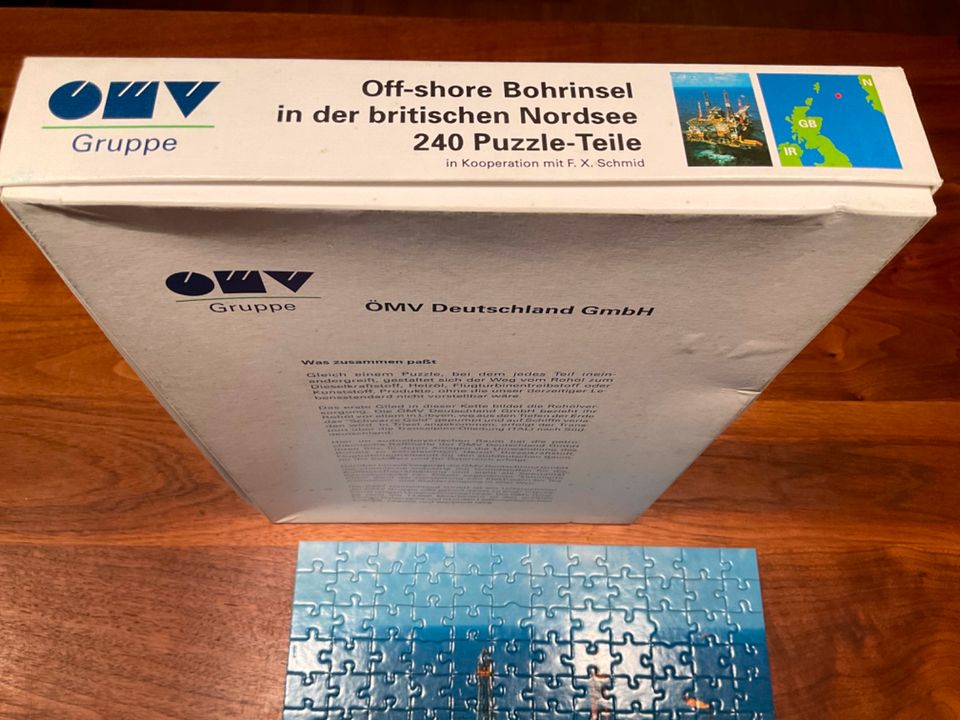 Tolles Puzzle Off-Shore Bohrinsel 240 Teile OMV Group in Freising