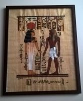 Kunst Bild Ägypten antik alt Rahmen Bilderrahmen Rarität Altona - Hamburg Ottensen Vorschau