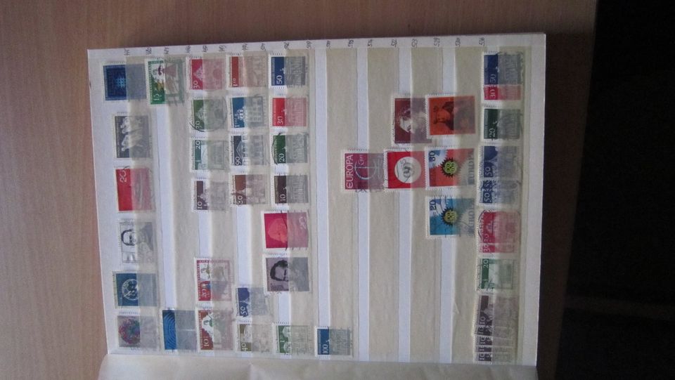 Briefmarken Bund 111-1057 große Lücken ca.370 Stck gestempelt in Gimbsheim