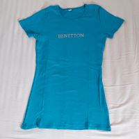 T Shirt blau kurzarm Benetton Bayern - Wartenberg Vorschau