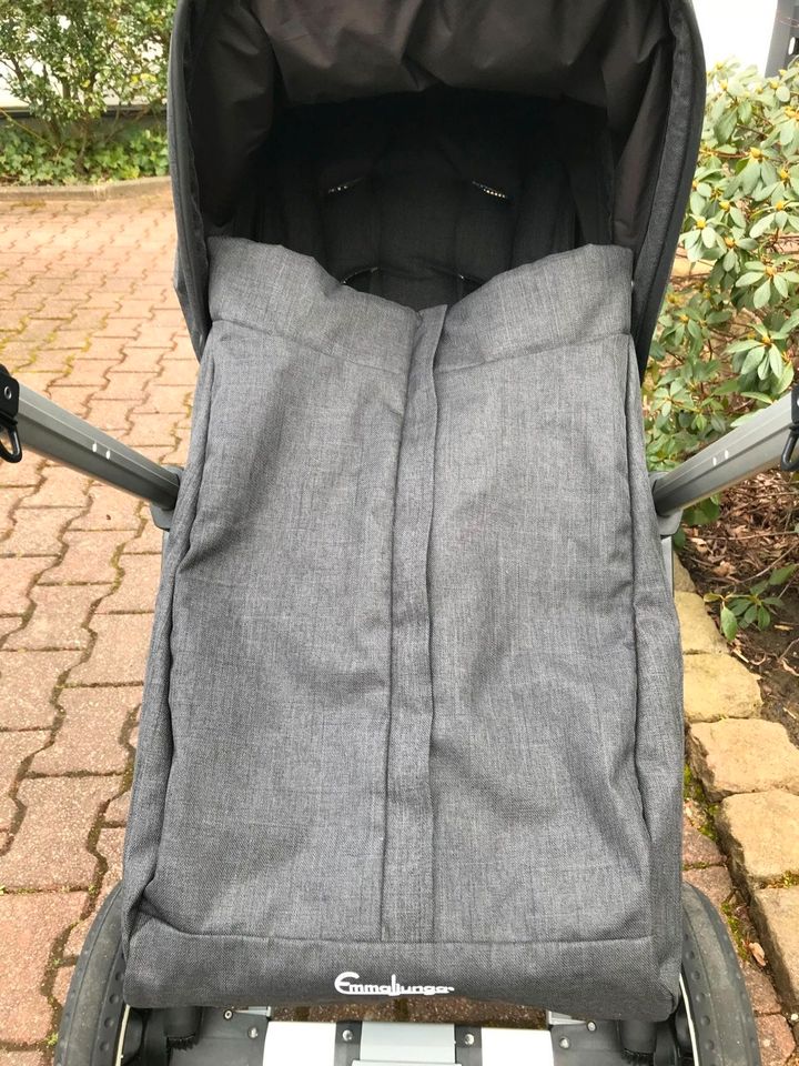 Emmaljunga NXT 90 Kombi Kinderwagen Grau Buggy in Gelsenkirchen