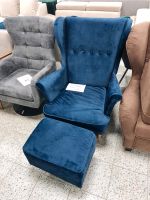 Sessel Ohrensessel Polstersessel mit Hocker Möbel UVP 679€ Hessen - Herbstein Vorschau