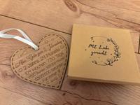 Geschenk 2. Hochzeitstag Herz Holz Spruch neu Beziehung Münster (Westfalen) - Mauritz Vorschau