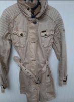 Khujo Boston Übergangsjacke Biker Stil Parka beige Gr. L Baden-Württemberg - Pfinztal Vorschau