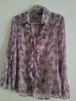 Yessica Premium C&A Gr. 46 Bluse mit Rüschen Blumenmuster Nordrhein-Westfalen - Hürth Vorschau