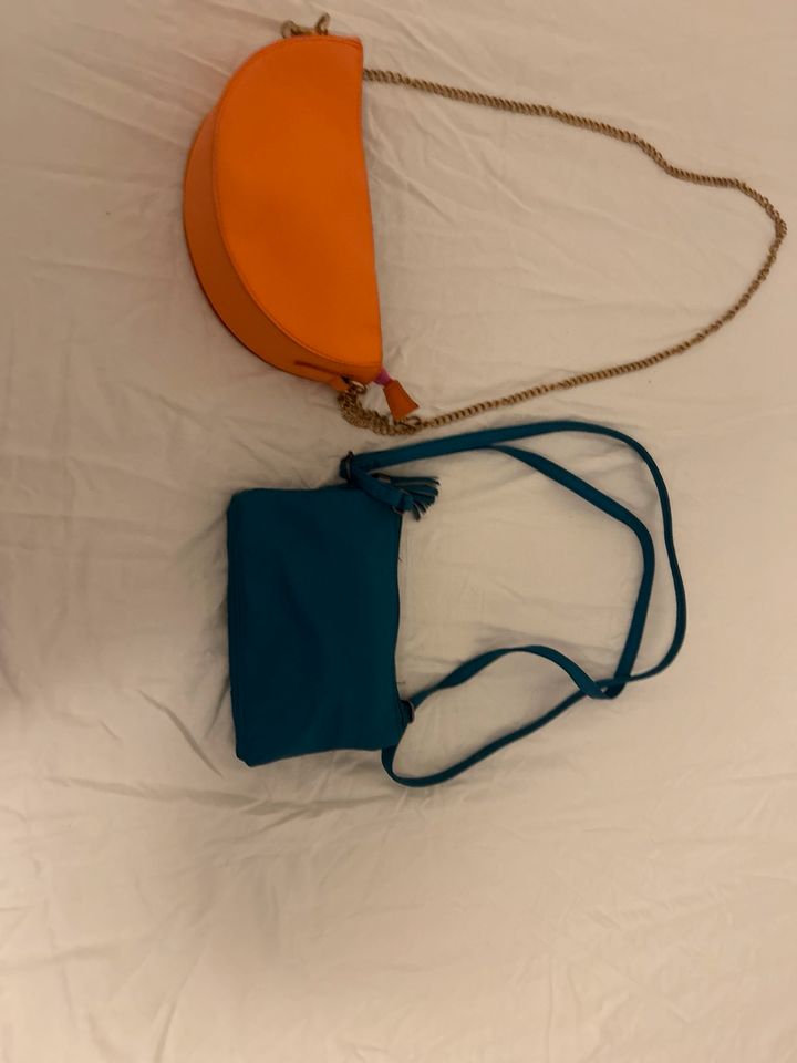 Handtasche Orange + blau Daniel  Ray in Herford