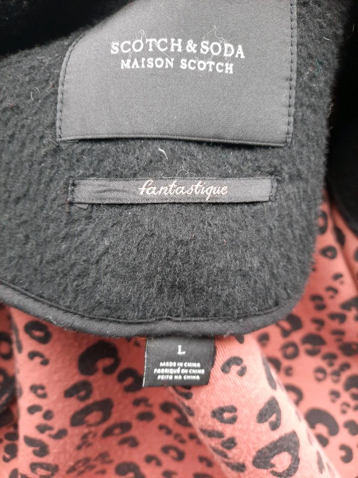 Scotch & Soda Wollmantel schwarz Gr. L neuwertig in Bad Heilbrunn