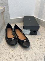 NEU Tommy Hilfiger Ballerinas Schuhe Gr. 37 dunkelblau Leder Nordrhein-Westfalen - Troisdorf Vorschau