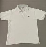 Lacoste Poloshirt Herren M Weiß – 100% Baumwolle, guter Zustand Hessen - Marburg Vorschau