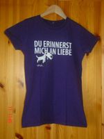 T-Shirt, CONTINENTAL, Aufdruck, lila, Baumwolle, Größe XS Brandenburg - Reichenow-Möglin Vorschau