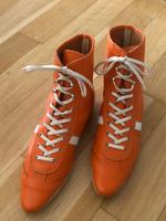 Sexy italienische Motorsport Design Echtleder Stiefeletten orange Nordrhein-Westfalen - Herdecke Vorschau