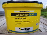 Weber.tec 935 Stopfmörtel 10 kg Rheinland-Pfalz - Bollendorf Vorschau