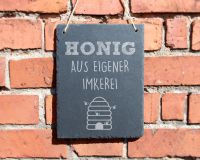 SCHIEFERTAFEL "HONIG AUS EIGENER IMKEREI" 20X25CM BIENEN HONIG Thüringen - Sonneberg Vorschau