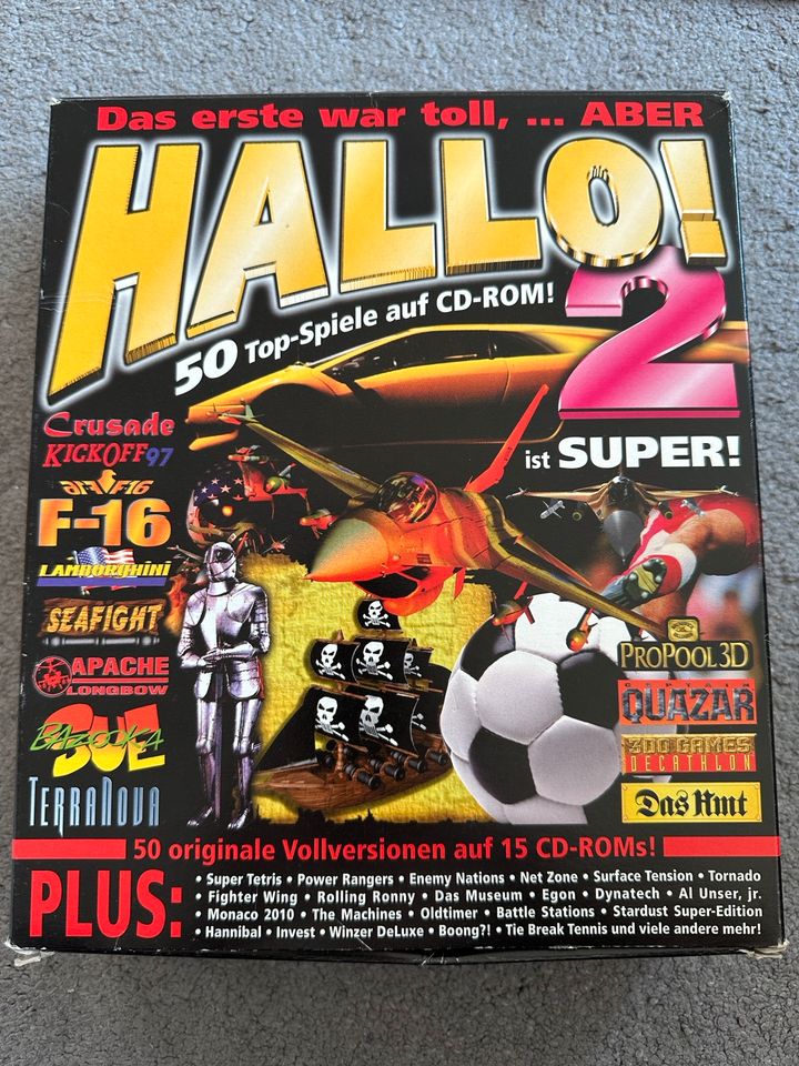 Aber Hallo! 2 50 Top-Spiele auf CD Big Box PC Spiele in Villingen-Schwenningen