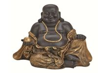 Dicker Glücksbuddha Bronze Skulptur der glückliche Tao Baden-Württemberg - Sindelfingen Vorschau