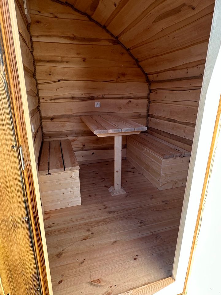 Sauna Hobbit Tiny Haus House Außensauna Outdoor Gartenhaus in Albersdorf