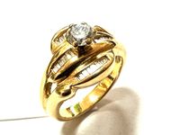 585er Gelb Gold Damen Brillant Ring ca. 0,80ct - Gr.55 Bochum - Bochum-Mitte Vorschau