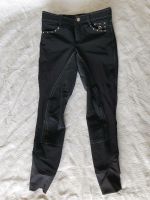 Cavallo Reithose Gr. 146 schwarz stretch Strass Hessen - Linden Vorschau