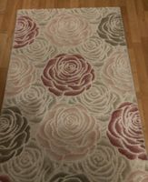 Läufer, Teppich 300x80cm, Blumenmuster (beige, rosa) Friedrichshain-Kreuzberg - Kreuzberg Vorschau