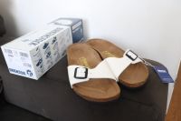 Birkenstock Schuhe Madrid Sandalen + Leder Fußbett Weiß 42 Neu Beuel - Vilich Vorschau