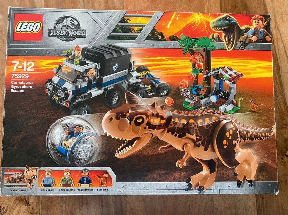 LEGO Jurassic World Carnotaurus - Flucht in der Gyrosphere - 7592 in Wiesbaden