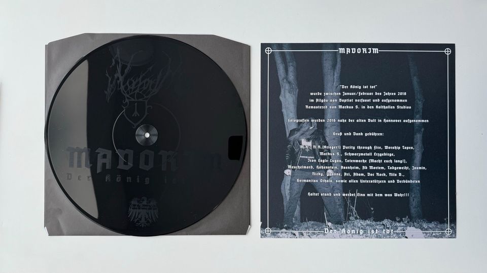 Mavorim - Der König ist tot EP LP Vinyl Black Metal Schallplatte in Kempen