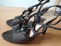 Esprit Sandalen Absatz Gr 39Teil echt Leder anthrazit Bayern - Regensburg Vorschau