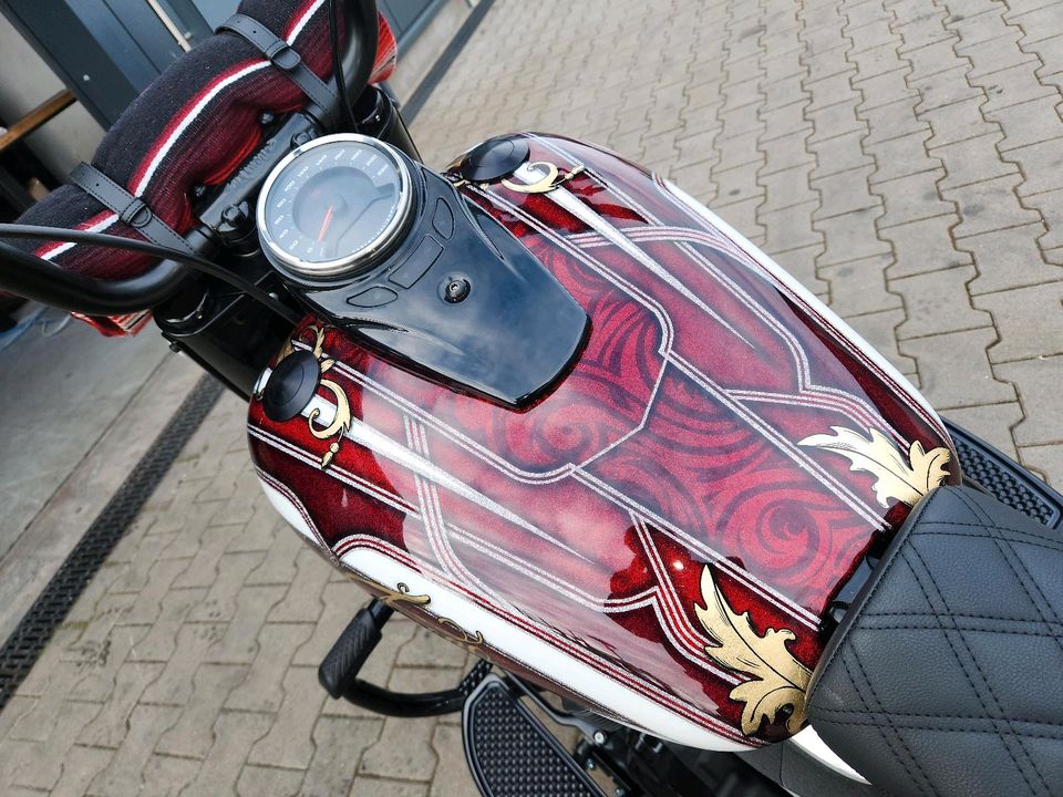 Harley Davidson Softail Chicano Bj.21 5tkm gelaufen Thunderbike in Winsen (Luhe)