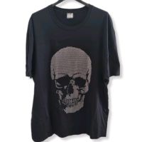 Totenkopf Glitzer Shirt Größe 36 bis 58 Nordrhein-Westfalen - Grefrath Vorschau