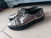 Schuhe flach Claudia Chizzani Gr 39 metallfarbe Bochum - Bochum-Nord Vorschau