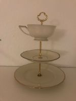 Tee Etagere mit niedlicher Tasse, gold Rostock - Kröpeliner-Tor-Vorstadt Vorschau