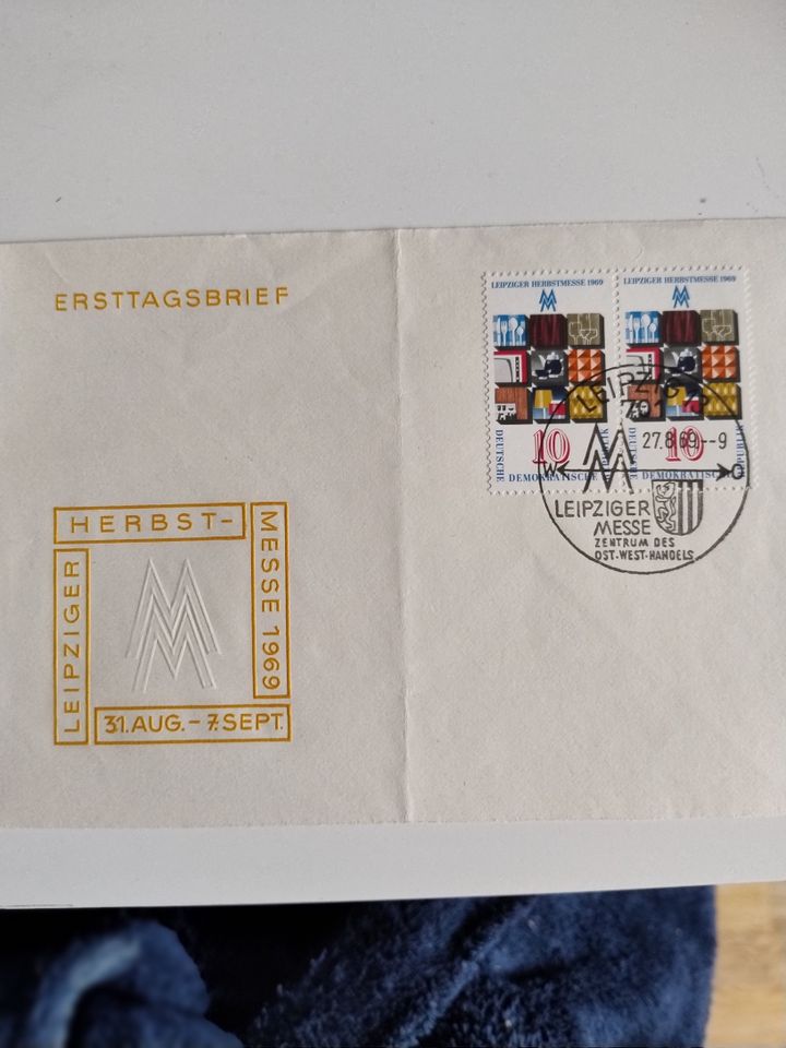 LEIPZIGER MESSE 1969 Brief Sonderstempel Ersttagsbrief in Hildesheim