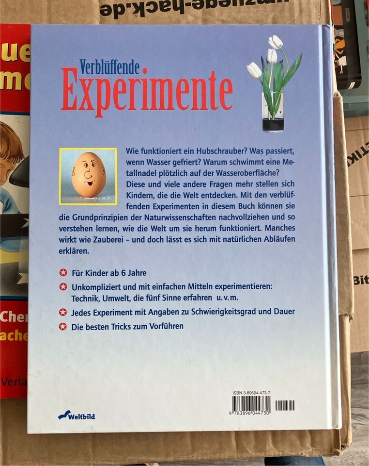 Kinderbücher Experimente für Kinder 3 Stück in Kaarst