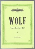 Hugo Wolf Goethe Lieder Bd.1 Originalausgabe Gesang und Klavier Nordrhein-Westfalen - Kevelaer Vorschau