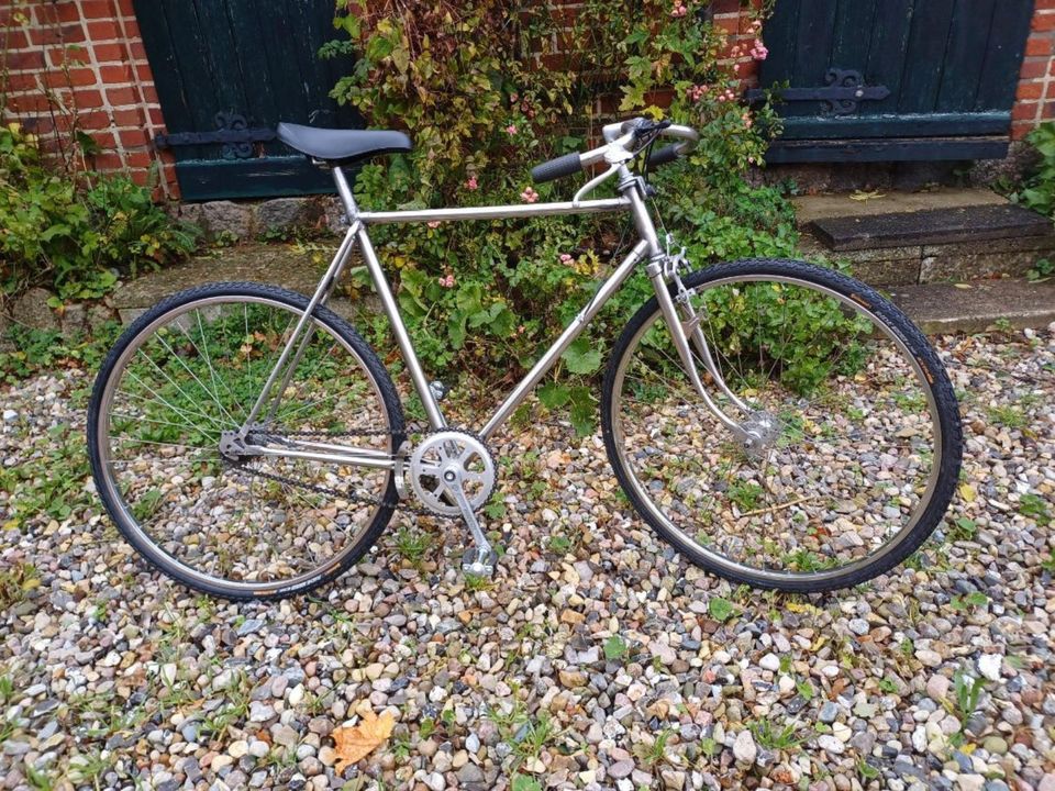 Kynast Nirosta 28  Herrenfahrrad Edelstahl Unikat Fixie Oldschool in Hamburg