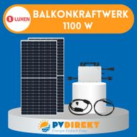 Balkonkraftwerk 1100 Watt PV-Module mit HMS Hoymiles 1000 NEU Bayern - Gunzenhausen Vorschau