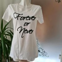 ⭐️LMTD Long-T-Shirt 170/176 weiß mit Druck Forever or Never NEU⭐️ Sachsen-Anhalt - Starsiedel Vorschau