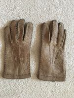 Handschuhe aus Schweinsleder in hellbraun,Gr.7-7,5 Berlin - Charlottenburg Vorschau