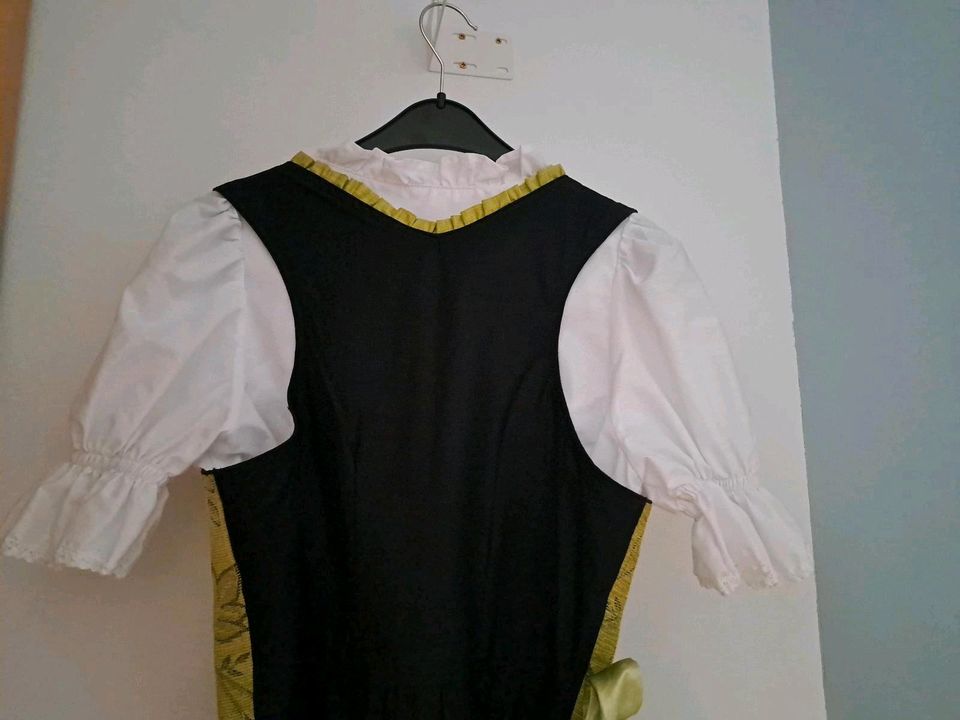 Dirndl, Gr. 40, Lukas Trachten schwarz grün mit Bluse in Ochtrup