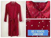 UNIQLO Hemdkleid Kleid XS Knopfleiste rot Polka Band Düsseldorf - Oberbilk Vorschau