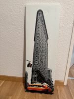 Wandbild New York Flatiron Building NY Taxi Yellow Cab 78x27x2 Hessen - Mörfelden-Walldorf Vorschau